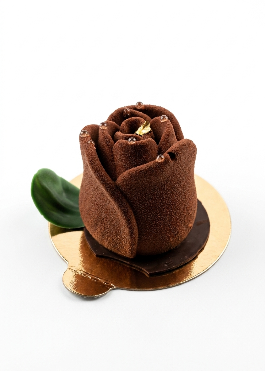 Entremets Bouton de Rose